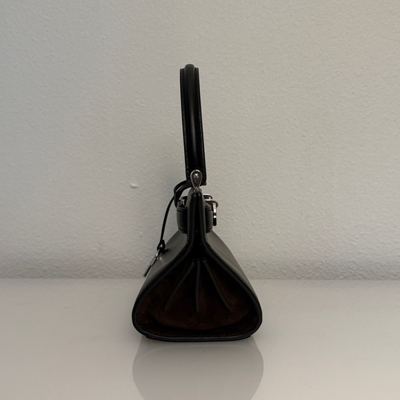 Tory Burch Mini Lee Radziwill Cat-Eye Bag Black - Picture 3 of 6